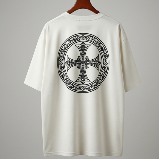 Celtic Cross Oversized Tee