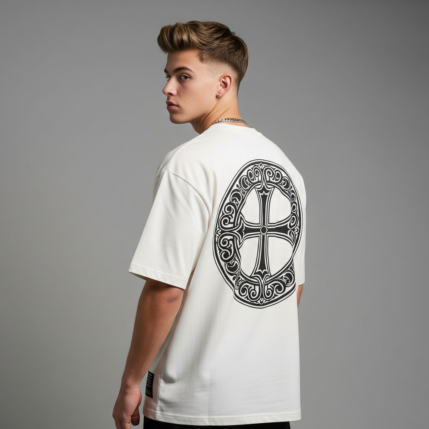 Celtic Cross Oversized Tee