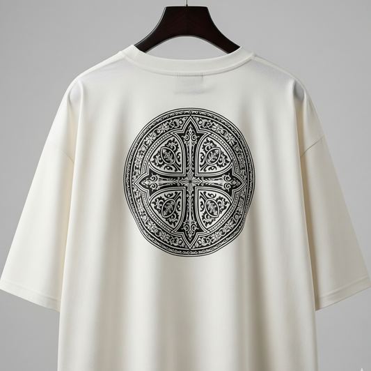 Celtic Cross Oversized Tee